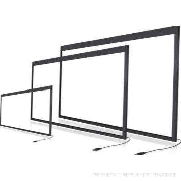 42inch Infrared Touch Frames Multi Touch Screen Frame With Glass Ht-ir-ts42 For 42’’ Kiosk